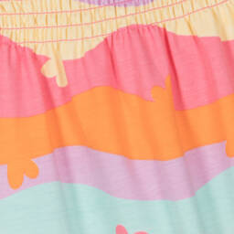 Agatha Ruiz de la Prada-Girls Vibrant Swirl Print Cotton Frock | Childrensalon Outlet