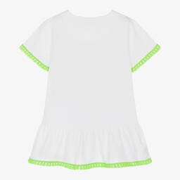 Agatha Ruiz de la Prada-Girls White Cotton Beach Dress | Childrensalon Outlet