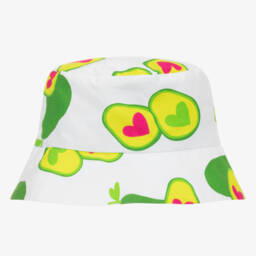 Agatha Ruiz de la Prada-Girls White Cotton Sun Hat | Childrensalon Outlet