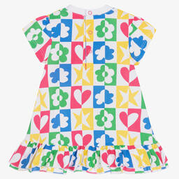 Agatha Ruiz de la Prada-Girls White Multicolour Shape Dress | Childrensalon Outlet