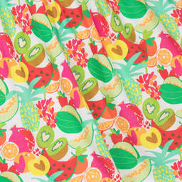 Agatha Ruiz de la Prada-Girls Yellow Sequin Fruit T-Shirt Dress | Childrensalon Outlet