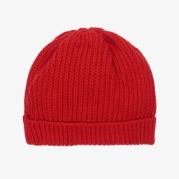 Agatha Ruiz de la Prada-Вязаная шапка и шарф красного цвета | Childrensalon Outlet