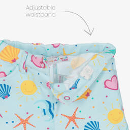 Agatha Ruiz de la Prada-طقم شورت قطن جيرسي لون أبيض للبنات | Childrensalon Outlet