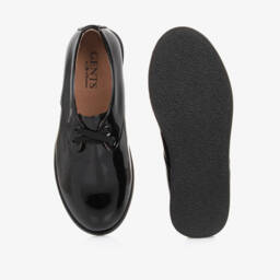 ايج اوف انوسنس-حذاء جلد لامع لون أسود للأولاد | Childrensalon Outlet