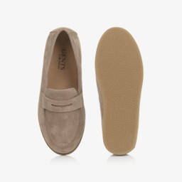 Age of Innocence-Замшевые кремовые лоферы для мальчиков | Childrensalon Outlet