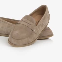 Age of Innocence-Замшевые кремовые лоферы для мальчиков | Childrensalon Outlet