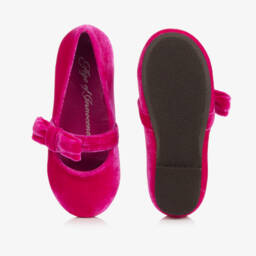 Age of Innocence-Бархатные туфли цвета фуксии для девочек | Childrensalon Outlet