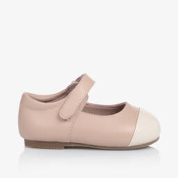 ايج اوف انوسنس-حذاء جلد لون زهري للمولودات | Childrensalon Outlet