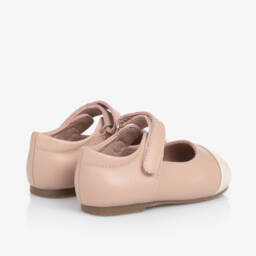 ايج اوف انوسنس-حذاء جلد لون زهري للمولودات | Childrensalon Outlet