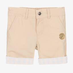 AIGNER-Бежевые хлопковые шорты для малышей | Childrensalon Outlet