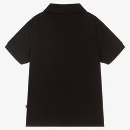 AIGNER-Черная рубашка поло для малышей | Childrensalon Outlet