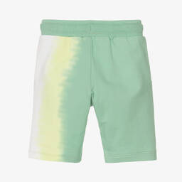 AIGNER-Baby Boys Green Ombré Logo Shorts | Childrensalon Outlet