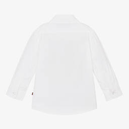 AIGNER-Бело-синяя рубашка из хлопка для малышей | Childrensalon Outlet