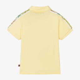 AIGNER-Желтая хлопковая рубашка поло | Childrensalon Outlet