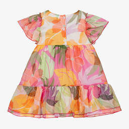 AIGNER-Платье из хлопковой вуали с цветами | Childrensalon Outlet