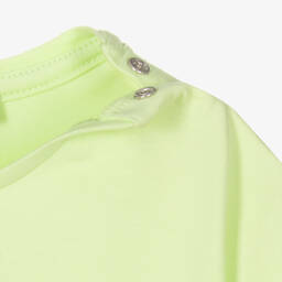 AIGNER-Baby Girls Green Spot Print Logo T-Shirt | Childrensalon Outlet