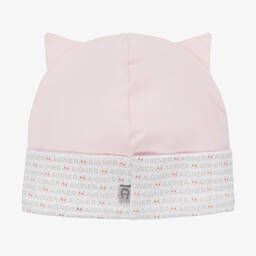 AIGNER-Baby Girls Pink Cotton Hat | Childrensalon Outlet