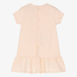 AIGNER-Baby Girls Pink & Gold Cotton Handbag Dress | Childrensalon Outlet