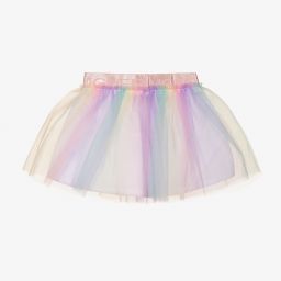 اقنر-تنورة تول بألوان قوس قزح | Childrensalon Outlet