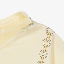 AIGNER-Желтая хлопковая футболка | Childrensalon Outlet