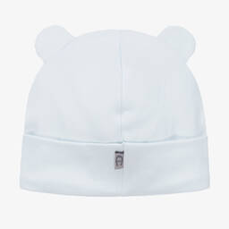 AIGNER-Голубая хлопковая шапочка для малышей | Childrensalon Outlet