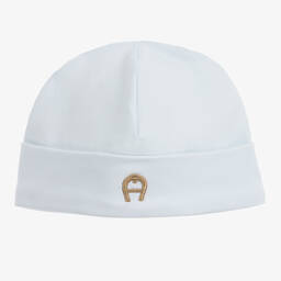 AIGNER-قبعة قطن بيما لون أزرق للأطفال | Childrensalon Outlet