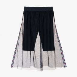 AIGNER-Blue Tulle Skirt with Shorts | Childrensalon Outlet