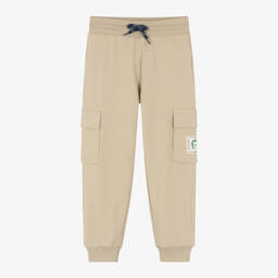 اقنر-جوغرز كارغو قطن جيرسي لون بيج للأولاد | Childrensalon Outlet