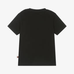 AIGNER-Boys Black Logo Jersey Tee | Childrensalon Outlet