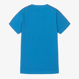 AIGNER-Голубая хлопковая футболка | Childrensalon Outlet