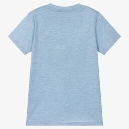 AIGNER-Голубая хлопковая футболка | Childrensalon Outlet