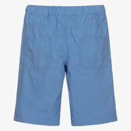 AIGNER-Голубые хлопковые шорты для мальчиков | Childrensalon Outlet
