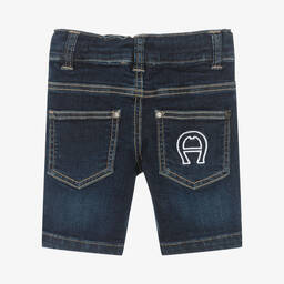 AIGNER-Boys Blue Denim Shorts | Childrensalon Outlet
