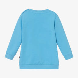 AIGNER-Boys Blue Jersey Logo Sweatshirt | Childrensalon Outlet