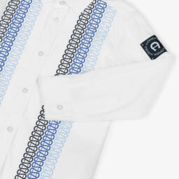 AIGNER-Boys Cotton Top in Dual Tones | Childrensalon Outlet