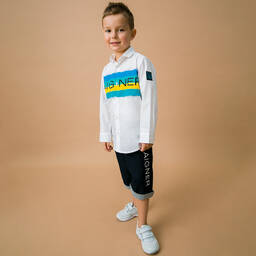 AIGNER-Синие джинсовые шорты для мальчиков | Childrensalon Outlet