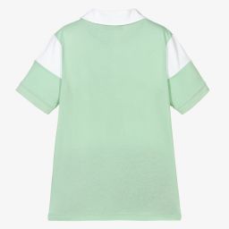 AIGNER-Зеленая рубашка поло для мальчиков | Childrensalon Outlet