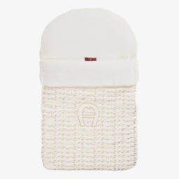 AIGNER-Boys Ivory Gold Cotton Nest | Childrensalon Outlet