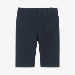 AIGNER-شورت برمودا قطن لون كحلي للأولاد | Childrensalon Outlet