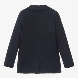 اقنر-جاكيت بلايزر قطن جيرسي لون كحلي للأولاد | Childrensalon Outlet