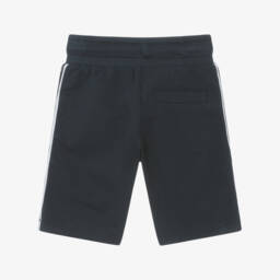 AIGNER-Boys Navy Cotton Comfort Shorts | Childrensalon Outlet