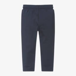 AIGNER-Boys Navy Cotton Trousers | Childrensalon Outlet