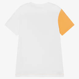 AIGNER-Boys Orange Ombre Cotton T-Shirt | Childrensalon Outlet