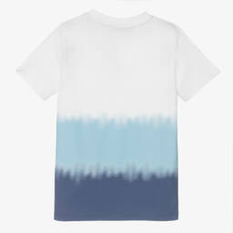 AIGNER-Бело-синяя футболка для мальчиков | Childrensalon Outlet