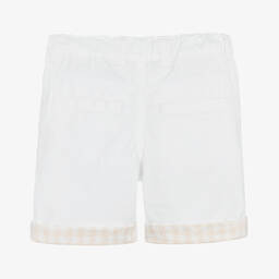 AIGNER-Белые хлопковые шорты для мальчиков | Childrensalon Outlet