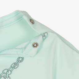 AIGNER-Голубая футболка со слонятами | Childrensalon Outlet