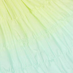 AIGNER-Girls Blue & Green Ombré Skirt  | Childrensalon Outlet