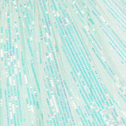 AIGNER-Girls Blue Sequin Tulle Skirt | Childrensalon Outlet