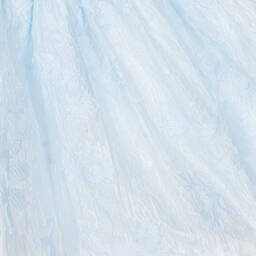 AIGNER-Girls Blue Sparkly Handbag Cotton Dress | Childrensalon Outlet