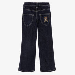 AIGNER-Синие джинсы с медвежатами для девочек | Childrensalon Outlet